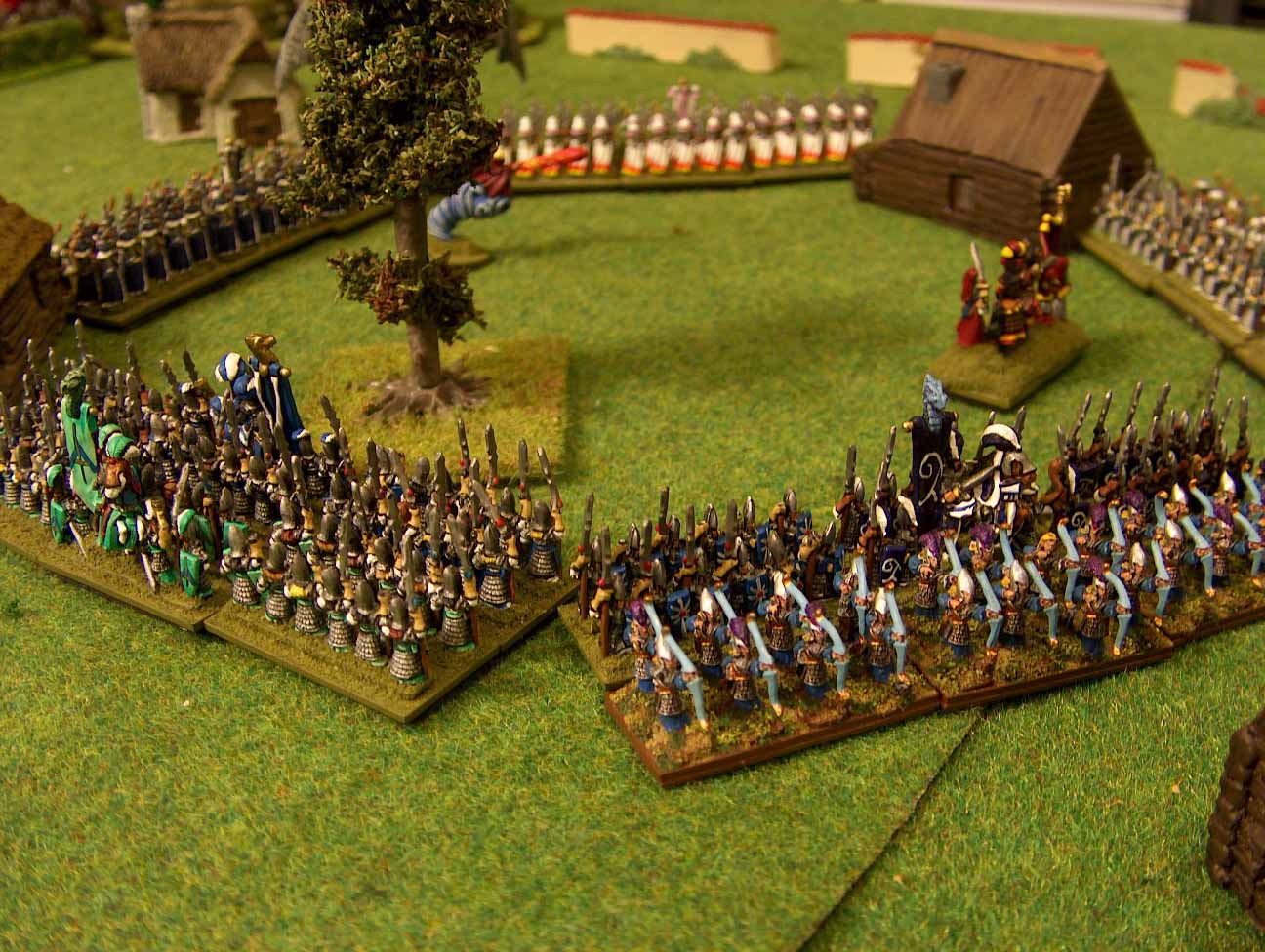 Les Elfes dans le village