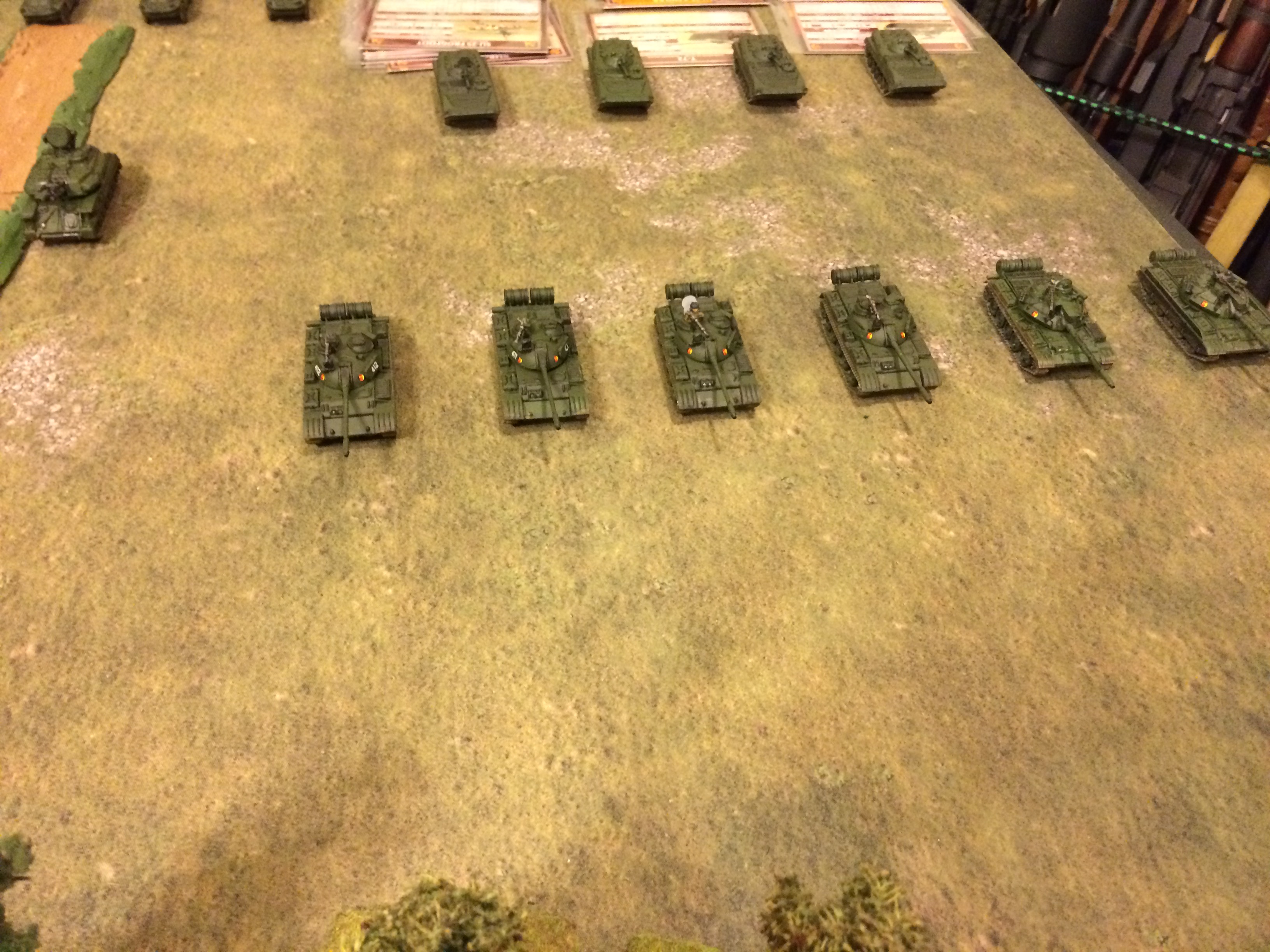 Les T-55  l'assaut
